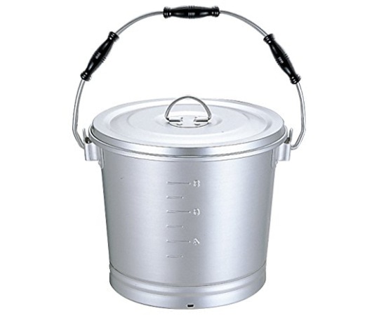 オオイ金属 アルミ一重汁食缶 16L(にぎり3ヶ付) 012034004 1個（ご注文単位1個）【直送品】