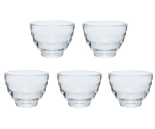 HARIO 耐熱ガラスカップ 5個セット HU-3012 1箱（ご注文単位1箱）【直送品】