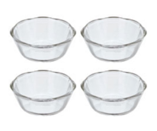 HARIO 耐熱ガラス製スイーツボウル 200 4個×12セット SWB-2012 1箱（ご注文単位1箱）【直送品】