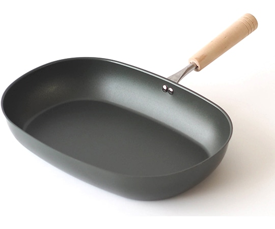 杉山金属 鉄製調理器具 オーバルフライパン KS-3043 1個（ご注文単位1個）【直送品】
