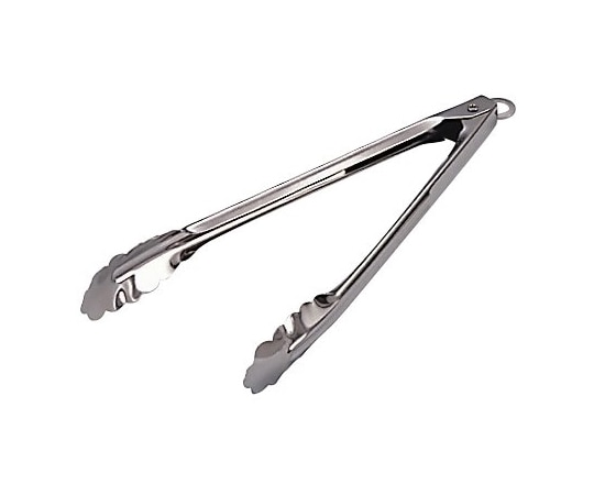 エムテートリマツ 18-0万能トングフックストッパー付 中  1個（ご注文単位1個）【直送品】