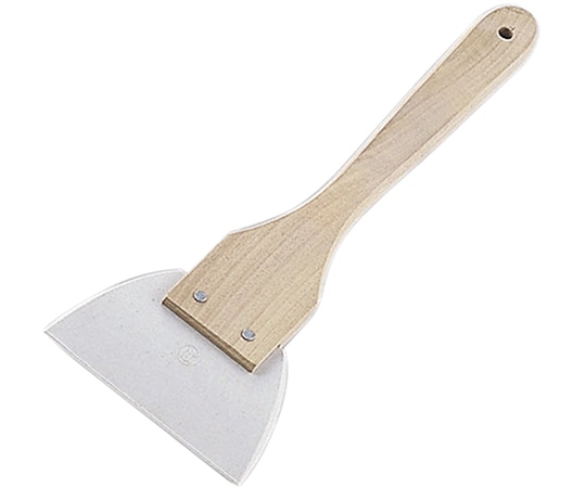 エムテートリマツ 木柄三角シリコンゴムヘラ長柄 特大  1個（ご注文単位1個）【直送品】