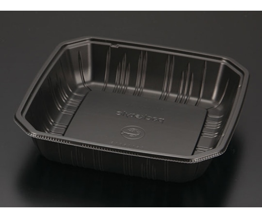 パックスタイル 青果・農産容器 PS BPフルーツ 4L ブラック 100枚×6パック入 506569 1ケース(ご注文単位1ケース)【直送品】