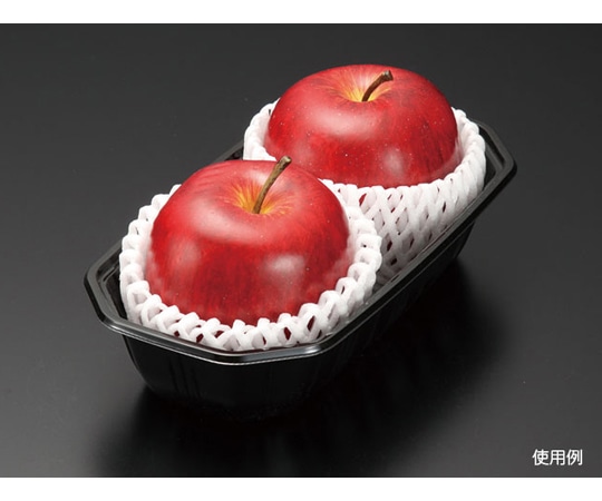 パックスタイル 青果・農産容器 PS BPフルーツ 2S 黒 100枚×12パック入 534801 1ケース(ご注文単位1ケース)【直送品】