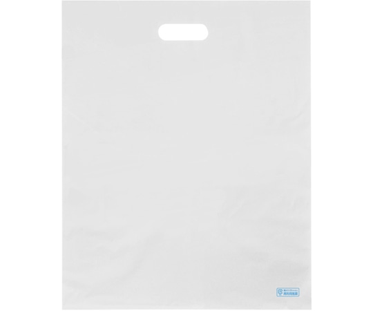 エスパック 梨地ソフトポリ袋 L ホワイト 50枚入  1袋（ご注文単位1袋）【直送品】