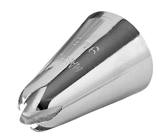 WIZ'A(アークランドサカモト) デコレーション口金 花 9-6切 No.906 1個（ご注文単位1個）【直送品】