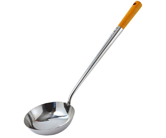 WIZ'A(アークランドサカモト) ステンレス 中華お玉 家庭用 0478 1本（ご注文単位1本）【直送品】