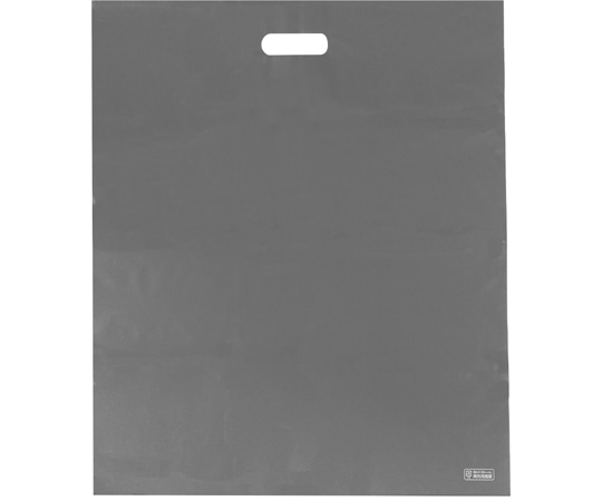 エスパック ポリ袋ハード LL グレイ 50枚入  1袋（ご注文単位1袋）【直送品】