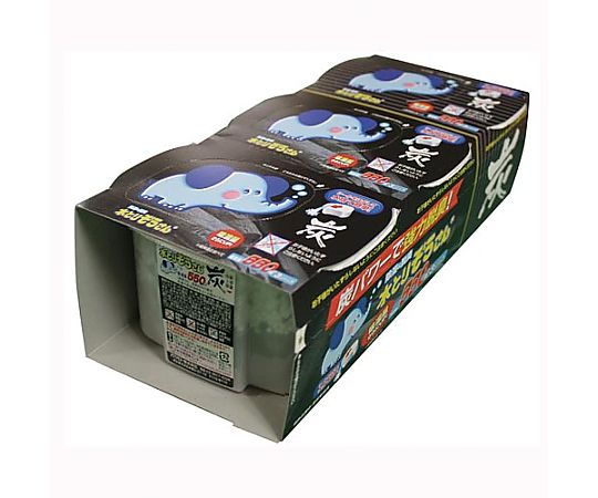 オカモト 水とりぞうさん 炭 550mL 3個パック 4904637999781 1セット(ご注文単位1セット)【直送品】