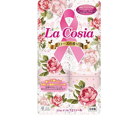 丸富製紙 ラコシアプリント W25m 12個 2757 1パック(ご注文単位1パック)【直送品】