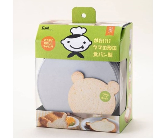貝印 食パン型 クマ 000DL7221 1個（ご注文単位1個）【直送品】