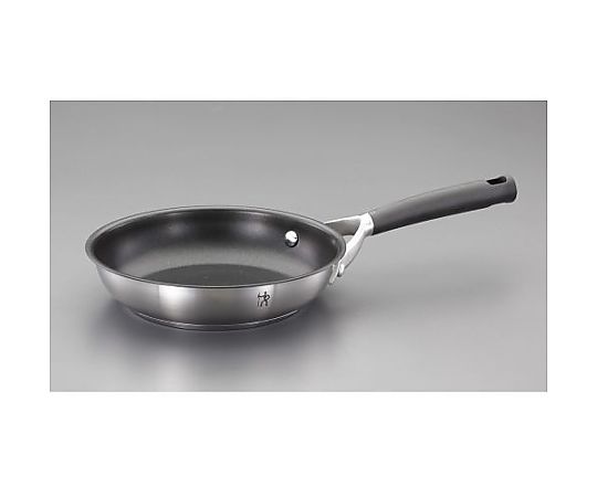 エスコ 20cm フライパン(ステンレス製・ナノテクコート) EA913VM-23B 1個(ご注文単位1個)【直送品】