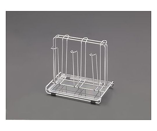 エスコ 189x128x177mm コップスタンド(ステンレス製) EA912EA-8 1個（ご注文単位1個）【直送品】