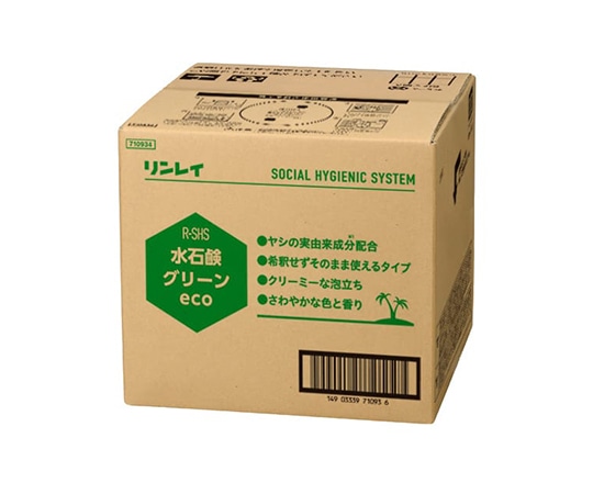 リンレイ 水石鹸グリーンeco 710934 1缶(ご注文単位1缶)【直送品】