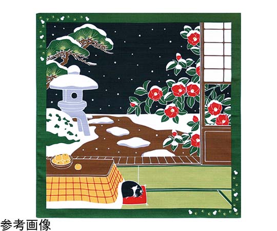 ヤマコー たまのお散歩 小風呂敷 椿 #88596 1個(ご注文単位1個)【直送品】