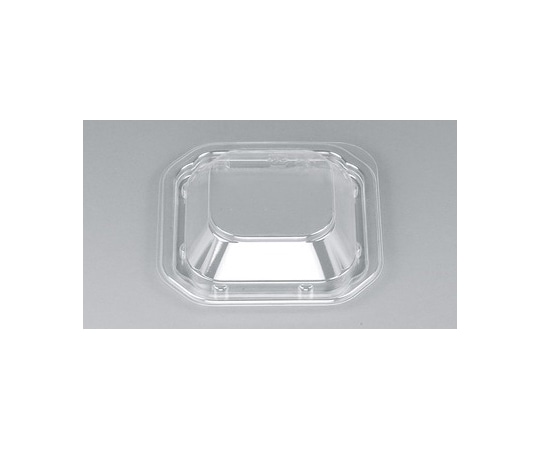 シーピー化成 プラスチック製 簡易食品容器 100×100×18mm BF-10 嵌合蓋 50枚×48袋 01400001000000030 1ケース(ご注文単位1ケース)【直送品】