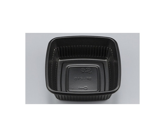 シーピー化成 プラスチック製 簡易食品容器 155×155×56mm BF-210 黒本体 50枚×24袋 01400021000080000 1ケース(ご注文単位1ケース)【直送品】