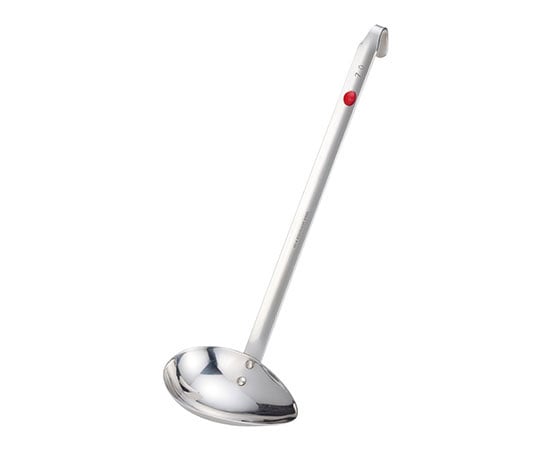 三宝産業（YUKIWA） カラーマーカー付横口レードル 赤 90cc 09123809 1個（ご注文単位1個）【直送品】