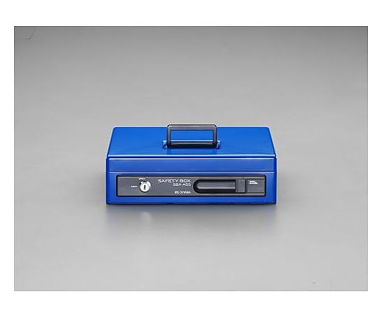 アズワン 275x185x 80mm 手提げ金庫 EA961KA-41 1個(ご注文単位1個)【直送品】