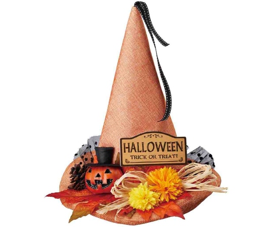 アズワン ディスプレイ用ハロウィンハットアレンジ オレンジ 37-9-10-1 1個（ご注文単位1個）【直送品】