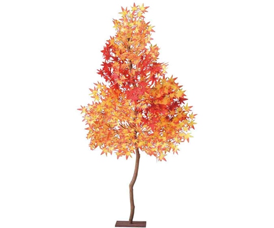 アズワン 紅葉立ち木 秋飾り 高さ180cm 37-13-8-3 1個（ご注文単位1個）【直送品】