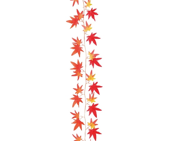 アズワン 紅葉ガーランド ミックス 180cm 秋飾り 6本 37-14-5-1 1セット（ご注文単位1セット）【直送品】