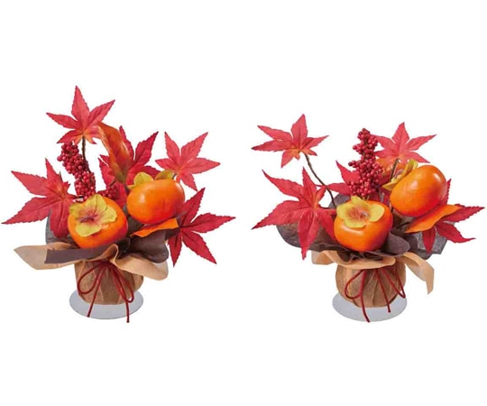 アズワン 彩り味覚造花ラップ 高さ18cm 2個 37-14-13-1 1セット（ご注文単位1セット）【直送品】