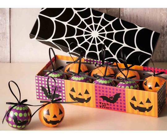 アズワン ハロウィンプリントオーナメントボール 10個 37-16-5-1 1セット（ご注文単位1セット）【直送品】