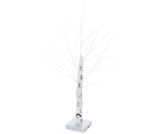 アズワン ツインクルLEDライトブランチツリー ホワイト 白樺風 高さ60cm 37-16-9-1 1個（ご注文単位1個）【直送品】