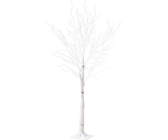 アズワン ツインクルLEDライトブランチツリー ホワイト 白樺風 高さ120cm 37-16-9-2 1個（ご注文単位1個）【直送品】