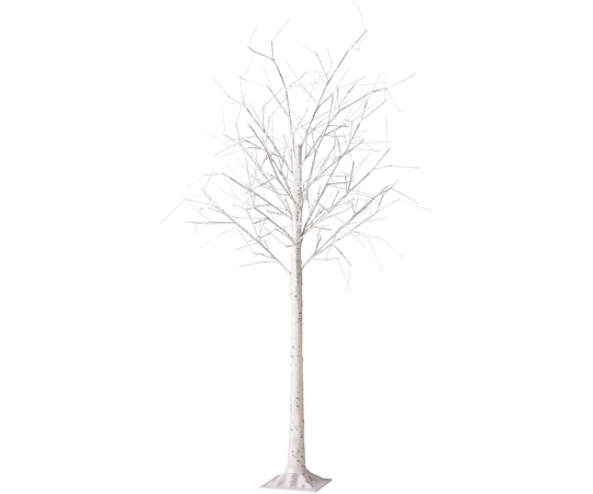 アズワン ツインクルLEDライトブランチツリー ホワイト 白樺風 高さ180cm 37-16-9-3 1個（ご注文単位1個）【直送品】
