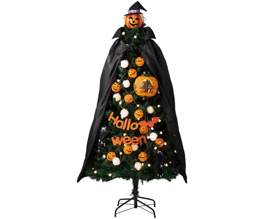 アズワン ハロウィンツリーセット 高さ180×幅95cm 37-17-1-2 1セット（ご注文単位1セット）【直送品】