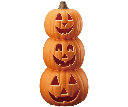 アズワン LEDパンプキンランタン 5サイズ ハロウィン飾り 3連 37-18-1-5 1個（ご注文単位1個）【直送品】