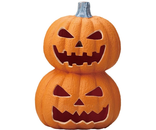 アズワン LEDパンプキンランタン ハロウィン飾り 2連 37-18-3-1 1個（ご注文単位1個）【直送品】