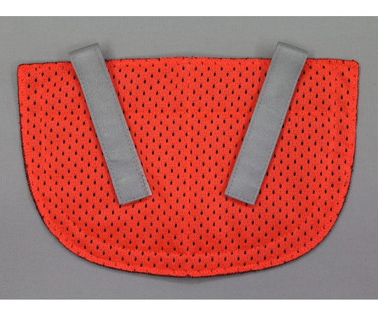 福徳産業 高視認涼感フラップ 蛍光オレンジ #9646 1枚(ご注文単位1枚)【直送品】