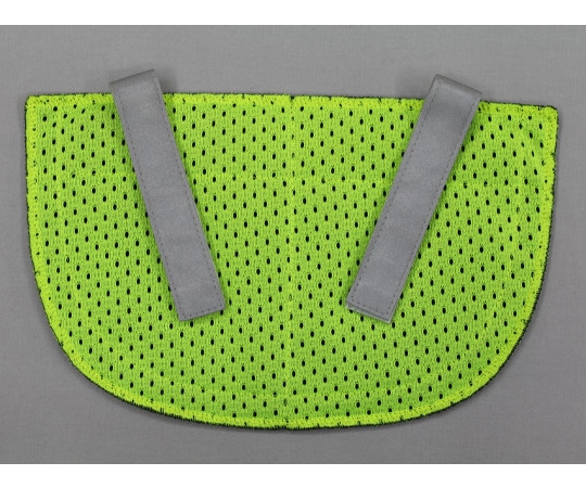 福徳産業 高視認涼感フラップ 蛍光イエロー #9646 1枚(ご注文単位1枚)【直送品】