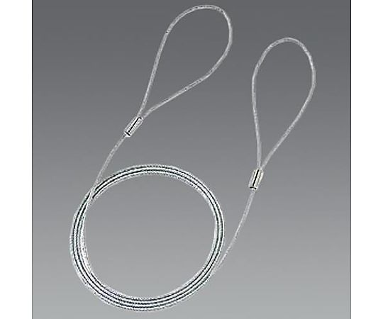 アズワン φ1.6mmx1.0m セキュリティワイヤー(ビニールコート) EA983TS-266 1個(ご注文単位1個)【直送品】