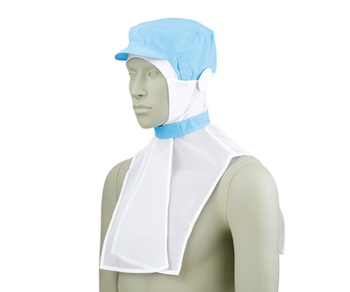 住商モンブラン 頭巾帽子 ブルー エコ 9-1012 L 1枚(ご注文単位1枚)【直送品】