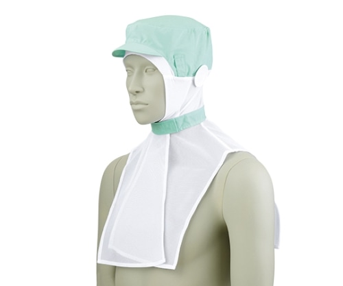 住商モンブラン 頭巾帽子 グリーン エコ 9-1013 M 1枚(ご注文単位1枚)【直送品】