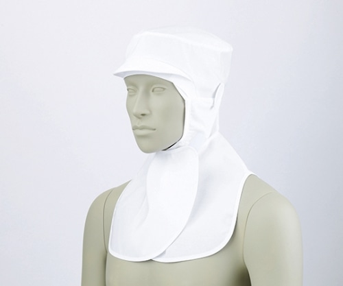 住商モンブラン 頭巾帽子 白 9-1071 L 1枚（ご注文単位1枚）【直送品】