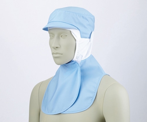 住商モンブラン 頭巾帽子 ブルー 9-1072 LL 1枚（ご注文単位1枚）【直送品】