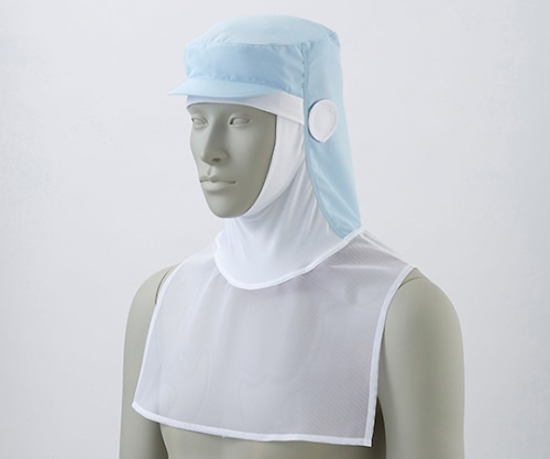 住商モンブラン 頭巾帽子 ブルー 9-1092 M 1枚（ご注文単位1枚）【直送品】