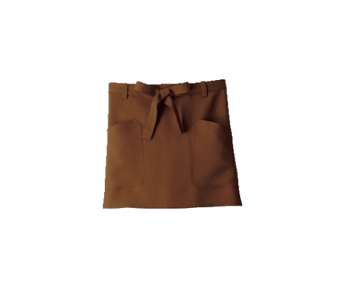 住商モンブラン サロンエプロン ブラウン 9-1154 フリー 1枚（ご注文単位1枚）【直送品】