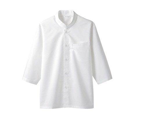 住商モンブラン ジャケット 男女兼用 7分袖 白 2-701 S 1枚（ご注文単位1枚）【直送品】