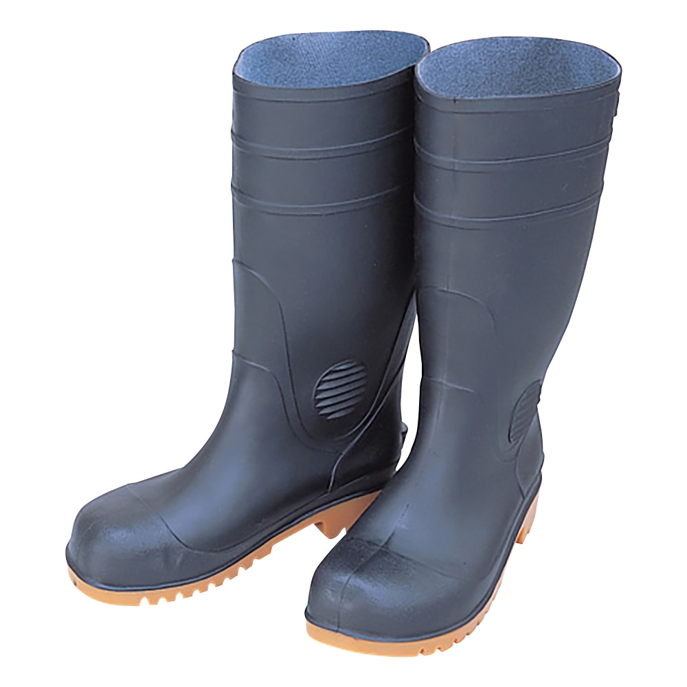 アズワン 耐油安全長靴 24.5cm 黒 ZODY 1足（ご注文単位1足）【直送品】