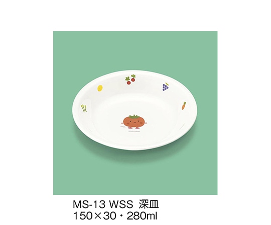 三信化工 深皿 サラダっこ MS-13_WSS 1個（ご注文単位1個）【直送品】