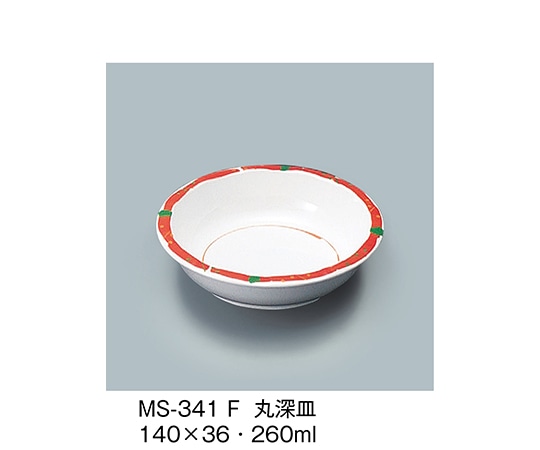 三信化工 丸深皿 ふる里 MS-341_F 1個（ご注文単位1個）【直送品】