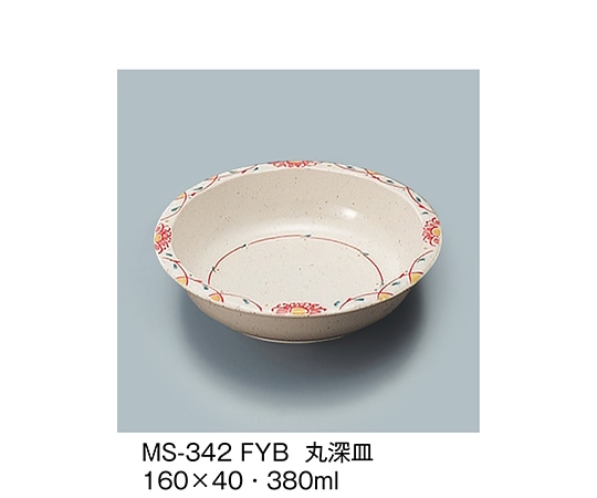 三信化工 丸深皿 ふる里 MS-342_FYB 1個（ご注文単位1個）【直送品】