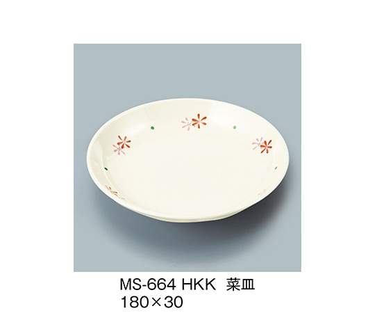 三信化工 菜皿 花こころ MS-664_HKK 1個（ご注文単位1個）【直送品】