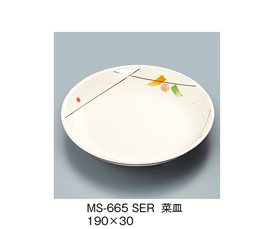 三信化工 菜皿 セリーン MS-665_SER 1個（ご注文単位1個）【直送品】